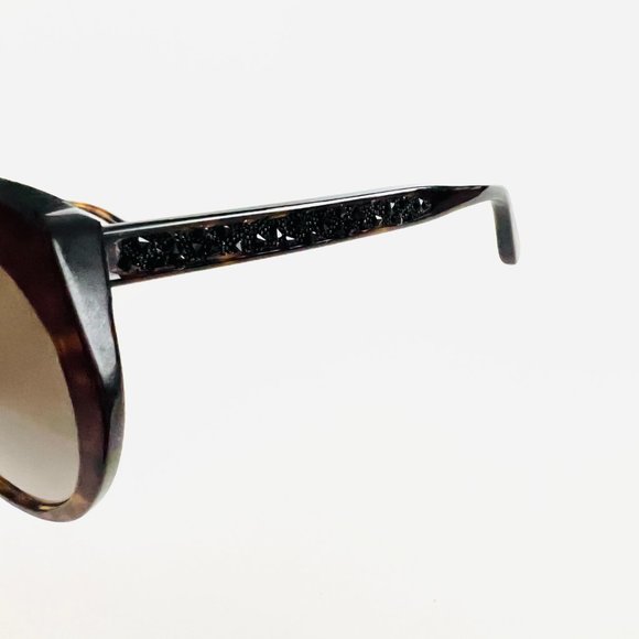 0110 EXCELLENT USED CONDITION JIMMY CHOO SUNGLASSES  TORTOISE SHELL CAT EYE - Picture 7 of 12